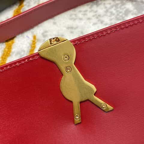 Saint laurent Ysl Solferino Box bag 酒红634305 634306