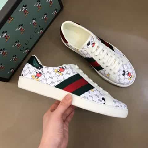 GUCCI古驰 2020早春系列Disney x Gucci Ace系列情侣GG运动鞋