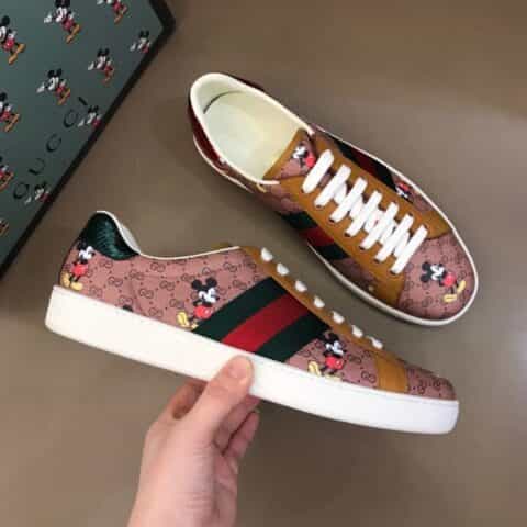 GUCCI古驰 2020早春系列Disney x Gucci Ace系列情侣GG运动鞋