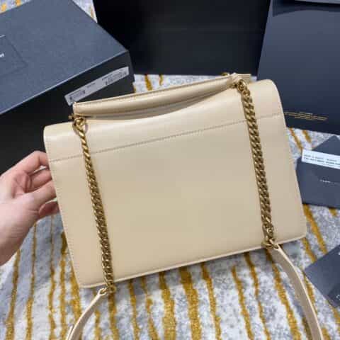 Saint laurent Ysl New medium sunset日落包 634723奶杏色