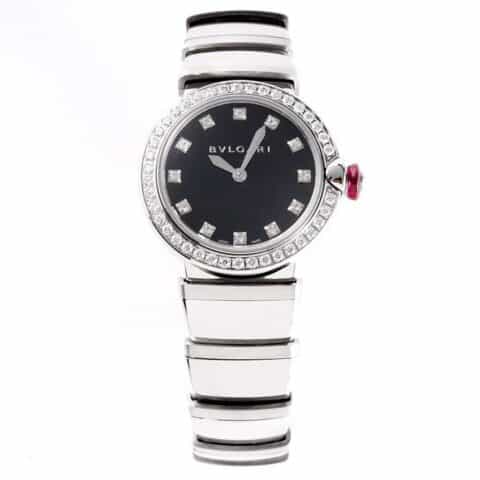 宝.格丽(BVLGARI)LVCEA 系列18K玫瑰金进口瑞士石英机芯腕表