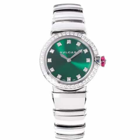 宝.格丽(BVLGARI)LVCEA 系列18K玫瑰金进口瑞士石英机芯腕表