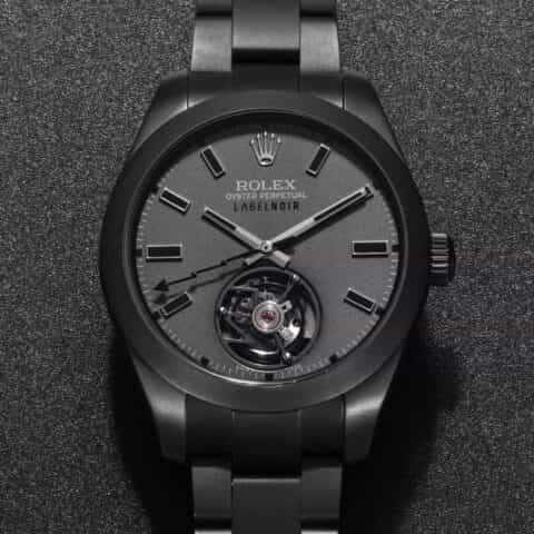 Rolex劳.力士Label Noir蚝式陀飞轮劳.力士腕表