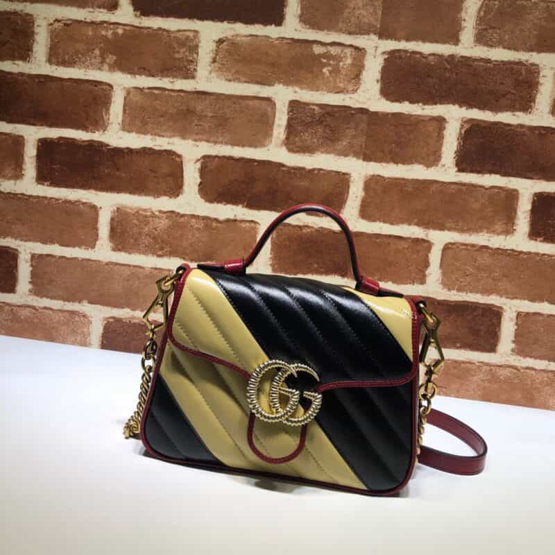 GUCCI古驰GG Marmont系列迷你手提包583571