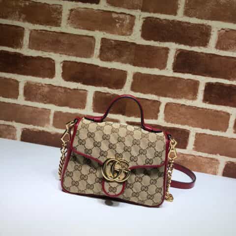 GUCCI古驰GG Marmont系列迷你手提包583571