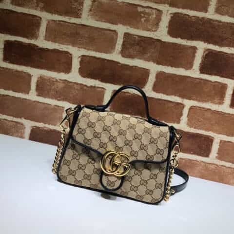 GUCCI古驰GG Marmont系列迷你手提包583571