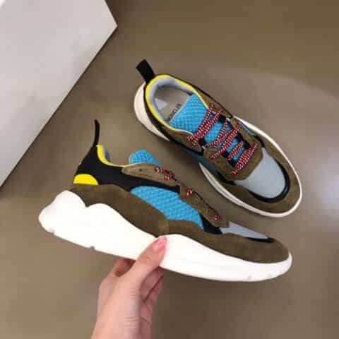 Moncler蒙口 TREVOR绒面革橡胶面皮革运动鞋男鞋