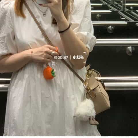 LOEWE罗意威 Mini Puzzle bag几何包 0338沙色18CM
