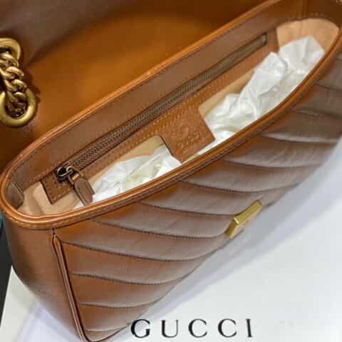 Gucci GG Marmont small matelassé shoulder bag 443497 0OLFT 2535