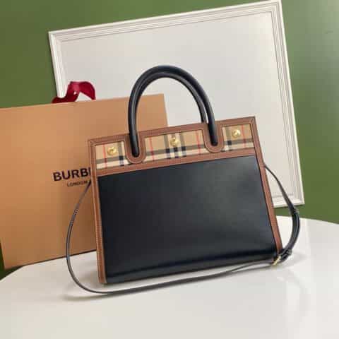 Burberry巴宝莉Vintage 复古格纹Title - 泰尔勒手袋