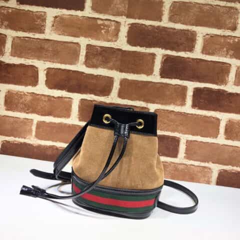 GUCCI古驰磨砂皮水桶包550620