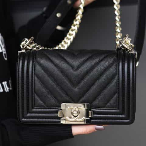 Chanel香奈儿 Leboy 20 Bag 水洗胎牛
