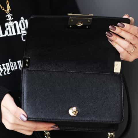 Chanel香奈儿 Leboy 20 Bag 水洗胎牛