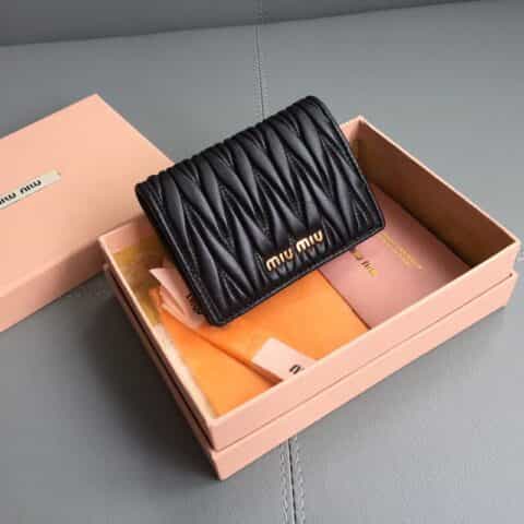 MIUMIU缪缪进口顶级羊皮新款小钱夹5MV204