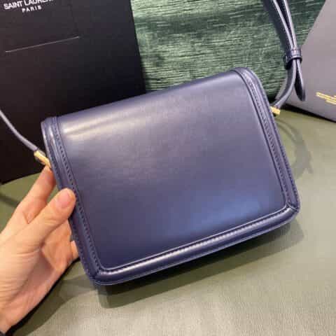 Saint laurent Ysl Solferino Box Bag 藏蓝色634305 634306
