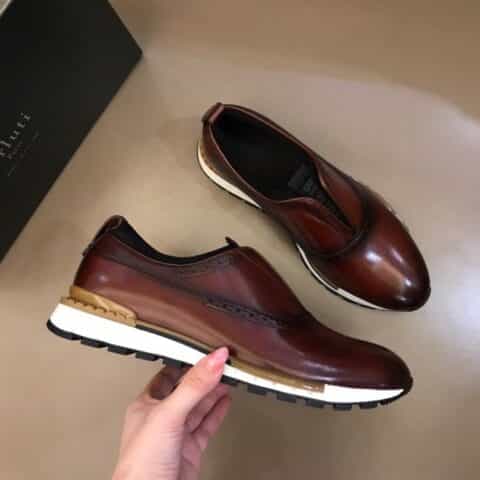Berluti/布鲁提 2021新款来袭 Fast Track运动休闲男士懒人鞋