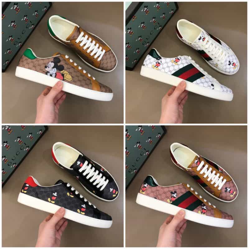 GUCCI古驰 2020早春系列Disney x Gucci Ace系列情侣GG运动鞋