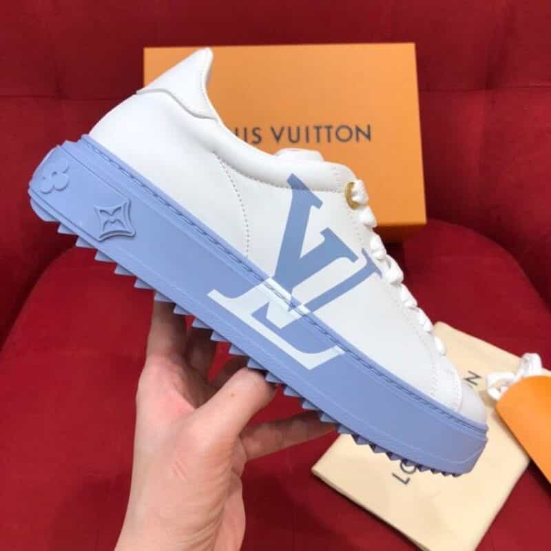 LV/路易威登 TPU大底原厂牛皮TIME OUT 运动鞋1A8MZ7