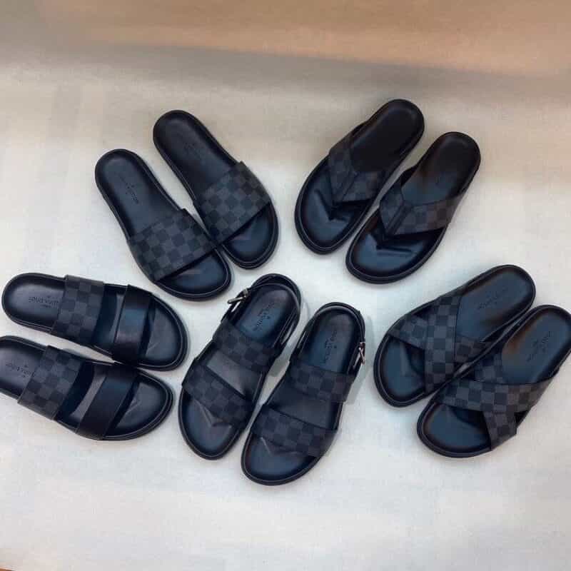 LV/路易威登 高端精品,原版材质L 牌奢品男士拖鞋