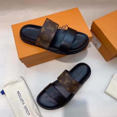 LV/路易威登 高端精品,原版材质L 牌奢品男士拖鞋