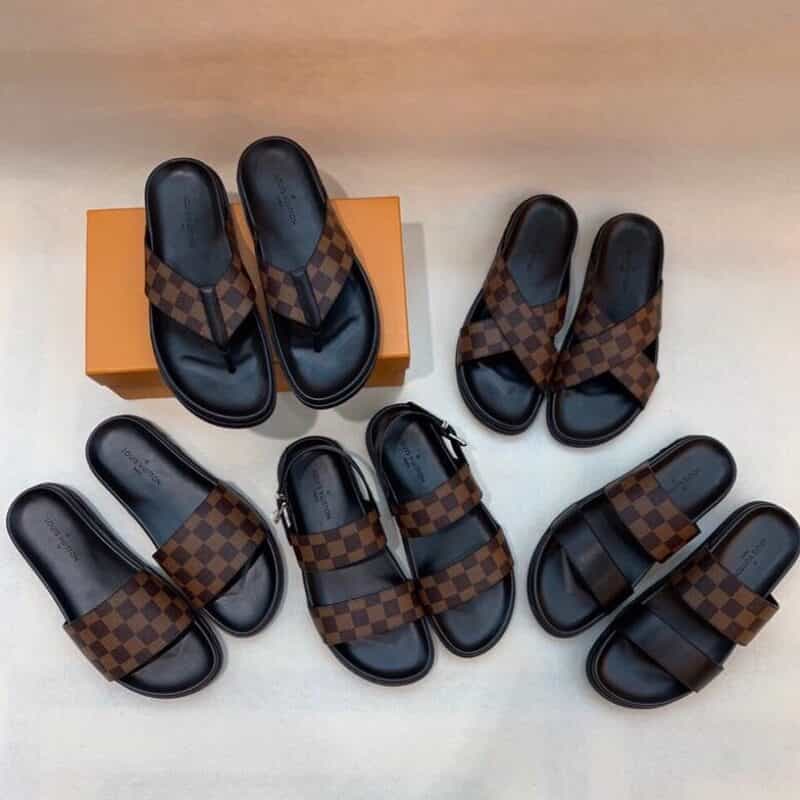 LV/路易威登 高端精品,原版材质L 牌奢品男士拖鞋