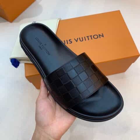 LV/路易威登 高端精品,原版材质L 牌奢品男士拖鞋