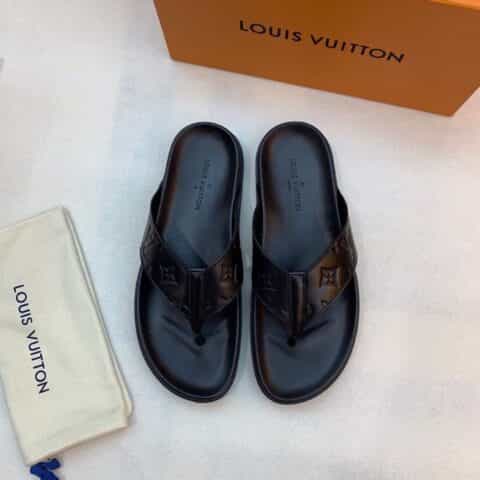 LV/路易威登 高端精品,原版材质L 牌奢品男士拖鞋