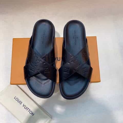 LV/路易威登 高端精品,原版材质L 牌奢品男士拖鞋
