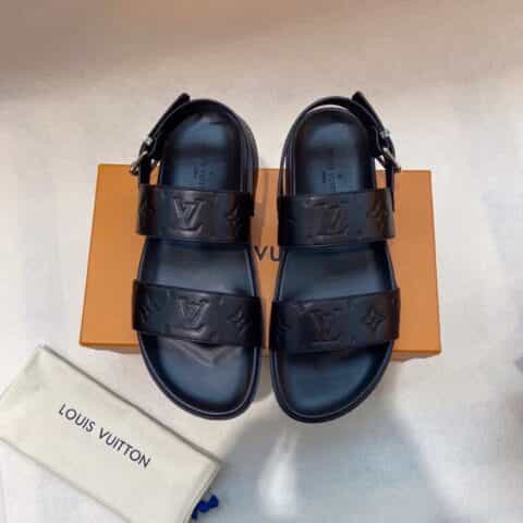 LV/路易威登 高端精品,原版材质L 牌奢品男士拖鞋