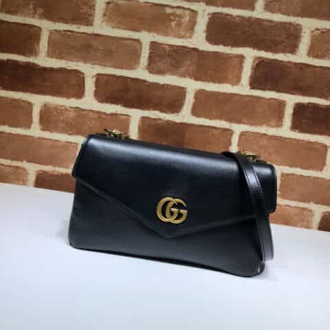 GUCCI古驰双袋正反双面虎头链条包524822