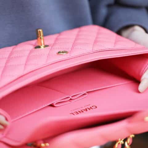 Chanel CF23 Classic flap bag A01113粉色