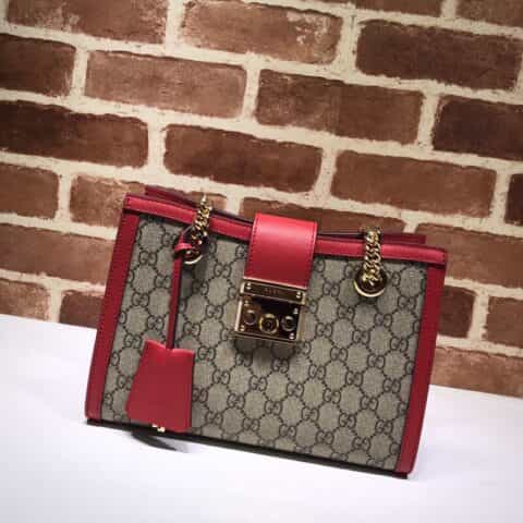 GUCCI古驰Padlock系列GG小号肩背包498156