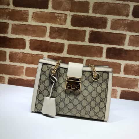 GUCCI古驰Padlock系列GG小号肩背包498156