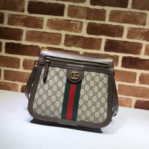 GUCCI古驰红绿条纹GG肩背包523658