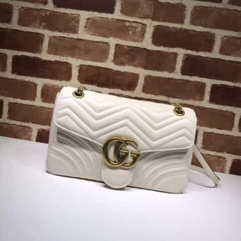 GUCCI古驰GG Marmont系列中号肩背包443496