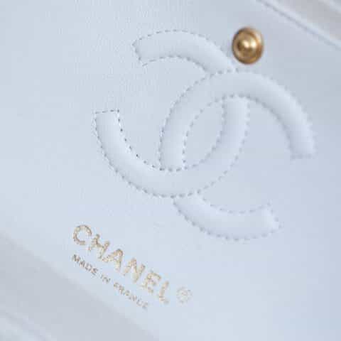 Chanel CF23 Classic flap bag A01113纯白
