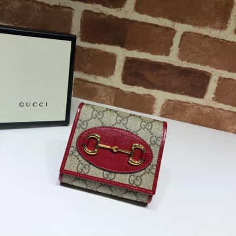 GUCCI古驰1955系列马衔扣短款零钱卡包621891