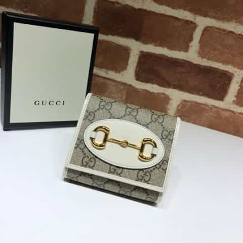 GUCCI古驰1955系列马衔扣短款零钱卡包621891