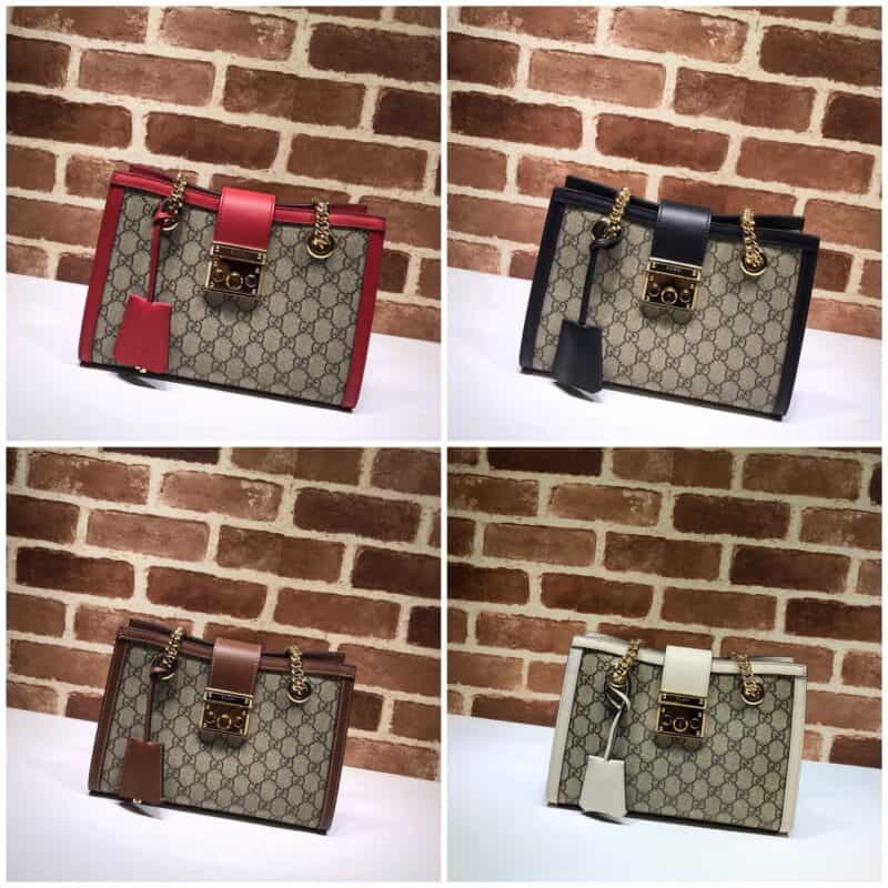 GUCCI古驰Padlock系列GG小号肩背包498156