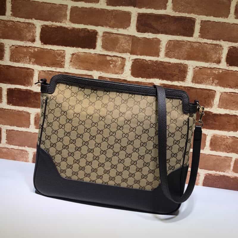 GUCCI古驰最新帆布斜挎包498158