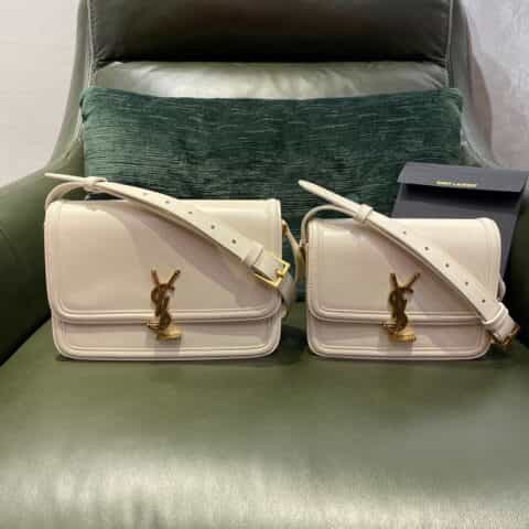 Saint laurent Ysl Solferino Box Bag 复古白634305 634306