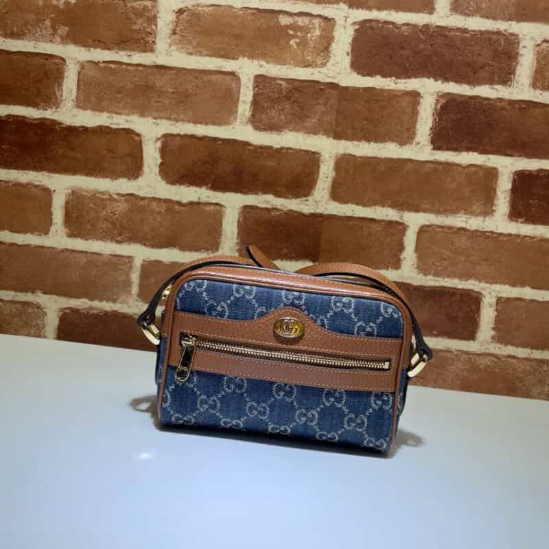 GUCCI古驰GG Denim系列Ophidia系列迷你手袋517350