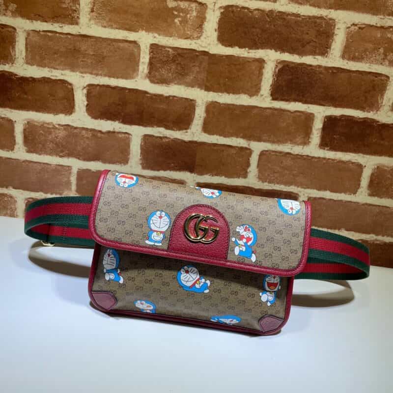 GUCCI古驰Doraemon x Gucci联名系列腰包647817
