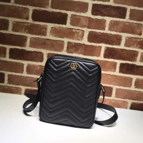 GUCCI古奇真皮双Glogo斜挎包523365