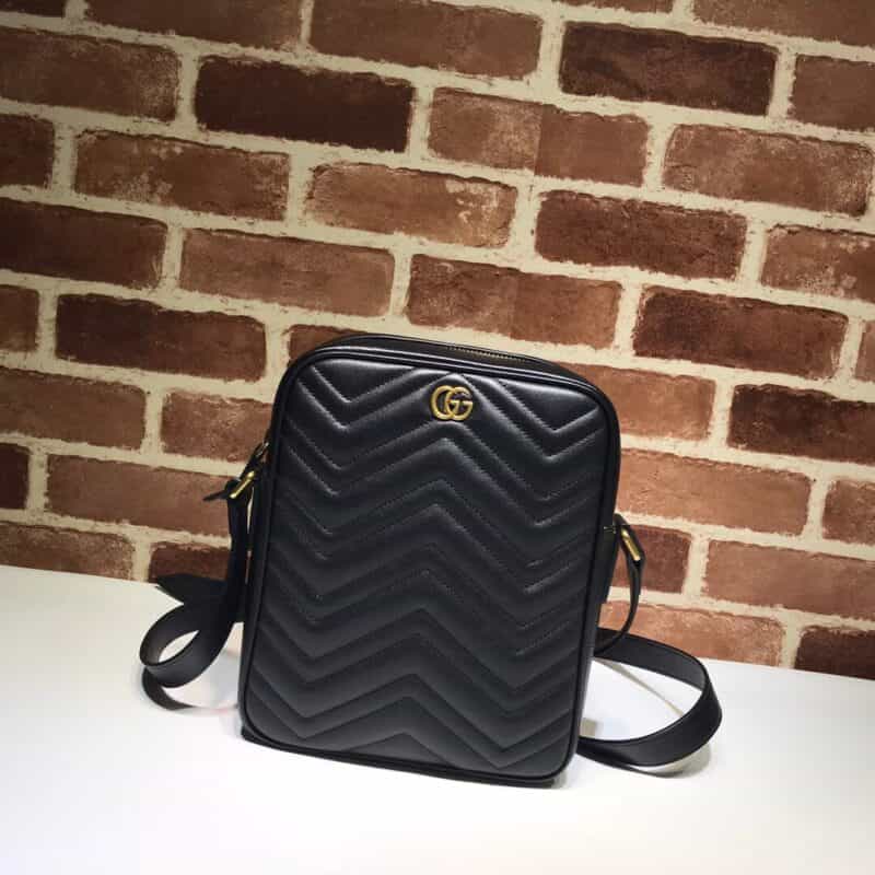 GUCCI古奇真皮双Glogo斜挎包523365