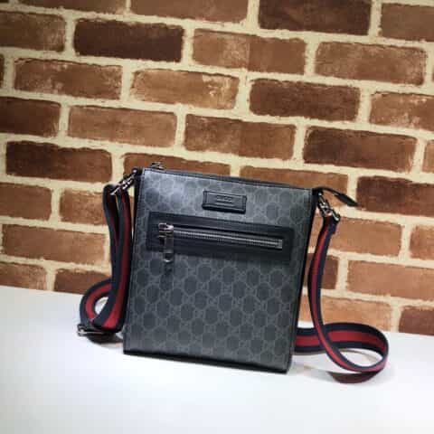 GUCCI古驰高级人造帆布小号邮差包523599