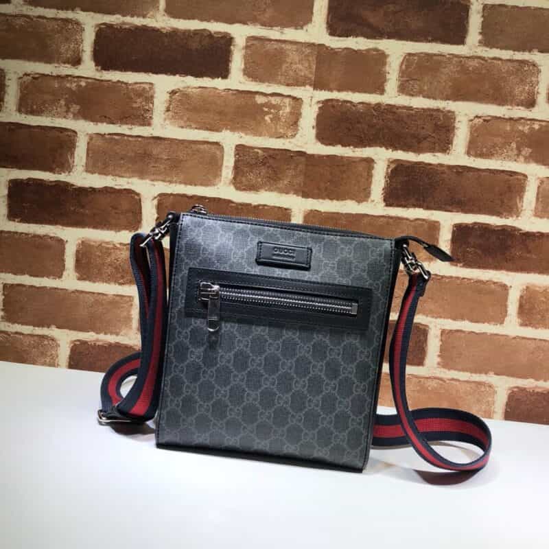GUCCI古驰高级人造帆布小号邮差包523599