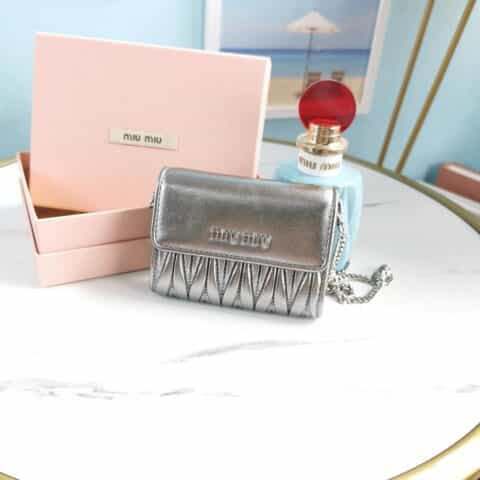 MIUMIU缪缪Matelasse顶级进口小羊皮迷你小包5TM013