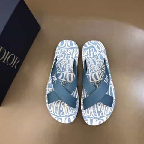DIOR迪奥 精湛工艺打造休闲沙滩高端男士拖鞋