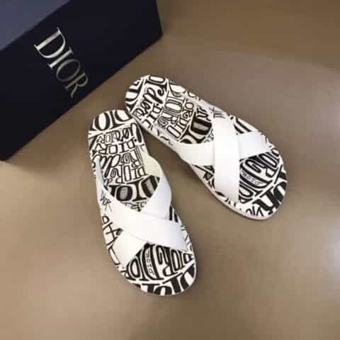 DIOR迪奥 精湛工艺打造休闲沙滩高端男士拖鞋